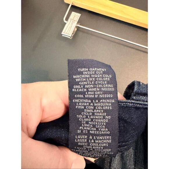 SEVEN7 • Dark Wash Slim Straight Blue Denim Jeans  • Ladies Size W30 L32 - Picture 7 of 7